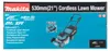 Makita DLM534Z, tosaerba a spinta, 2300 m², 53 cm, 2 cm, 10 Anteprima dell’immagine prodotto 5