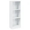 vidaXL Bücherregal 3 Fächer Hochglanz-Weiß 40x24x109 cm Produktbild-Vorschau 4