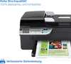 A close-up of a printer with a printed document showing a child and text. Produktbild-Vorschau