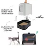 Rotho Katzentoilette mit Haube Biala - 51 x 39,5 x 44,3 cm Produktbild-Vorschau 3