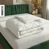 RIBECO GERMANY Vegane Decke Faser 155x220 cm – Wärmeklasse Produktbild-Vorschau 2