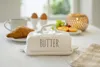 Keramik Butterdose mit Deckel | 23x12x12 cm | elegantes Produktbild-Vorschau 4
