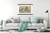 MuchoWow® Textilposter Kranich - Blätter - Vintage - Produktbild-Vorschau 3