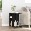 vidaXL Bijzettafel, zwart, eikenlook, 50 x 30 x 55 cm Productafbeelding-voorbeeld 4