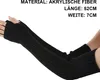 Fingerlose Armstulpen für Damen, dehnbare Winterhandschuhe Produktbild-Vorschau 2
