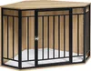 Hundebox für die Ecke – 111x67x60 cm – Holzliege für große Produktbild-Vorschau 1