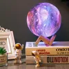Lampa księżycowa 3D Starry Sky Moon Lamp 16 kolorów Zdalne Podgląd zdjęcia produktu 4