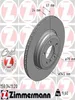 2x ZIMMERMANN 150.3411.20 Bremsscheibe Hinterachse Produktbild-Vorschau 1