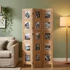 Homestyle4u Foto Paravent Raumteiler 3 teilig Fotowand Holz Produktbild-Vorschau 13
