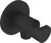 A black shower system component is shown against a white background. Produktbild-Vorschau