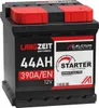 LANGZEIT Autobatterie 12V 44AH 390A ersetzt 40Ah 42Ah 45Ah Produktbild-Vorschau 1