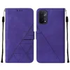 OPPO A54 5G Hülle, Schlank Prägung Flip Leder Kartenfächer Produktbild-Vorschau 1