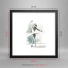 Gerahmtes Poster - Schwarzer Rahmen - Ballerina Tanz Frau - Produktbild-Vorschau 5