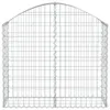 vidaXL Gabion s vysokým obloukem 100x30x80/100 cm Náhled obrázku produktu 3