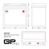 Batteria al gel GP-PRO 12V 19Ah GB16L-B per moto, Anteprima dell’immagine prodotto 4