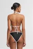 Urban Classics Ladies Retro Triangle Bikini czarny/biały - Podgląd zdjęcia produktu 16