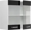 Küchenglasschrank Vicco R-Line Schwarz Hochglanz 60 cm, Produktbild-Vorschau 4