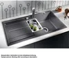 BLANCO Metra 6S, Grau, 2 Becken, 360 x 430 mm, 170 x 285 Produktbild-Vorschau 16