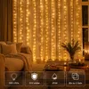 3x3M Lichtervorhang Innen Deko Weihnachten LED Lichterkette Produktbild-Vorschau 12