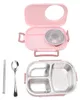 1450ml Bento Lunch Box Edelstahl Fach thermische Bento Box Produktbild-Vorschau 1