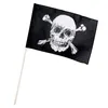 Klassische Piraten Totenkopf Fahne 30 x 45cm Produktbild-Vorschau 1