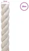 vidaXL Corde en jute, 16 mm, blanche, 100% jute Voir les images du produit 4