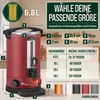 TRESKO® kocioł do grzanego wina czerwony 6,8 l / 1500 W ze Podgląd zdjęcia produktu 8