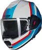 Casco modulare NOLAN N120-1 Lineo 347 Bianco Blu Rosso Anteprima dell’immagine prodotto 1