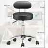 CASARIA® Rollhocker mit Lehne Höhenverstellbar 10cm Produktbild-Vorschau 7
