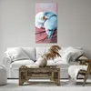 Bild auf Leinwand - Leinwandbild - Einteilig - Vögel Blau Produktbild-Vorschau 6