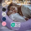 ELONEO Seitenschläferkissen mit Bezug, Stillkissen, Produktbild-Vorschau 6