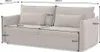 riess-ambiente Design Schlafsofa APARTMENT 200cm grau Cord Produktbild-Vorschau 2
