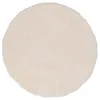Fluffy Hochflor Shaggy Teppich Creme Rund, Größe:120 cm Produktbild-Vorschau 5