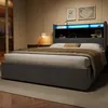 okwish Lit simple 140x200 avec veilleuse et prise, lit Voir les images du produit 8