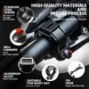 ROCKBROS Fahrradklingel "The Future", schwarz, lauter Produktbild-Vorschau 9