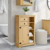 vidaXL Koupelnová skříňka  70x33x110 cm borovicový masiv Náhled obrázku produktu 2