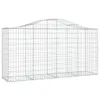 Gabionen mit Hochbogen 20 Stk 200x50x100/120cm Verzinktes Produktbild-Vorschau 3