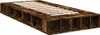 vidaXL Bettgestell Räuchereiche 75x190 cm Holzwerkstoff Produktbild-Vorschau 3