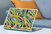 MuchoWow® Laptop Aufkleber Sticker Cover Dschungel - Muster Produktbild-Vorschau 4