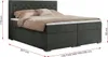 MKS MEBLE Boxspringbett 140x200 mit Bettkasten, Polsterbett Produktbild-Vorschau 6