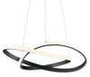 Reality Course LED Pendelleuchte  27W ⌀60cm dimmbar Schwarz Produktbild-Vorschau 13