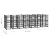 vidaXL Outdoor-Hundezwinger Stahl 12,9 m² -  Hundezwinger & Produktbild-Vorschau 8