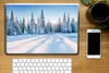 MuchoWow® Laptop Aufkleber Sticker Cover Wald - Schnee - Produktbild-Vorschau 2
