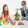 100 Bloko Steckspiel Steine im Eimer Produktbild-Vorschau 3