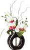 Vase künstliche orchideen keramikvase h44cm  - Atmosphera Produktbild-Vorschau 2