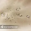 Water droplets on a beige fabric surface, with a 'WATERPROOF' logo overlay. Náhled obrázku produktu