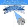 GOPLUS Sonnenschirm, Gartenschirm mit Kippbare Klappstange, Produktbild-Vorschau 5