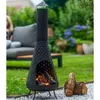RedFire Gartenkamin Napa Schwarz Produktbild-Vorschau 2