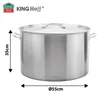 Gastronomietopf, Edelstahl Kochtopf Topf, Ø55 Cm, 83 L, Produktbild-Vorschau 21