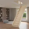 Holztreppe Intercon Casablanca | Fichte | gerader Verlauf | Produktbild-Vorschau 3